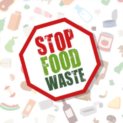 obrazok s napisom: stop food waste